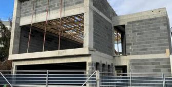 Avancement construction nouveaux bureaux Créaxia Clermont-Ferrand