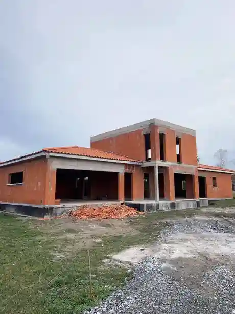 Chantier en cours maison moderne Varennes-sur-Morge