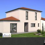 Projet en 3D maison individuelle métropole Clermont-Ferrand