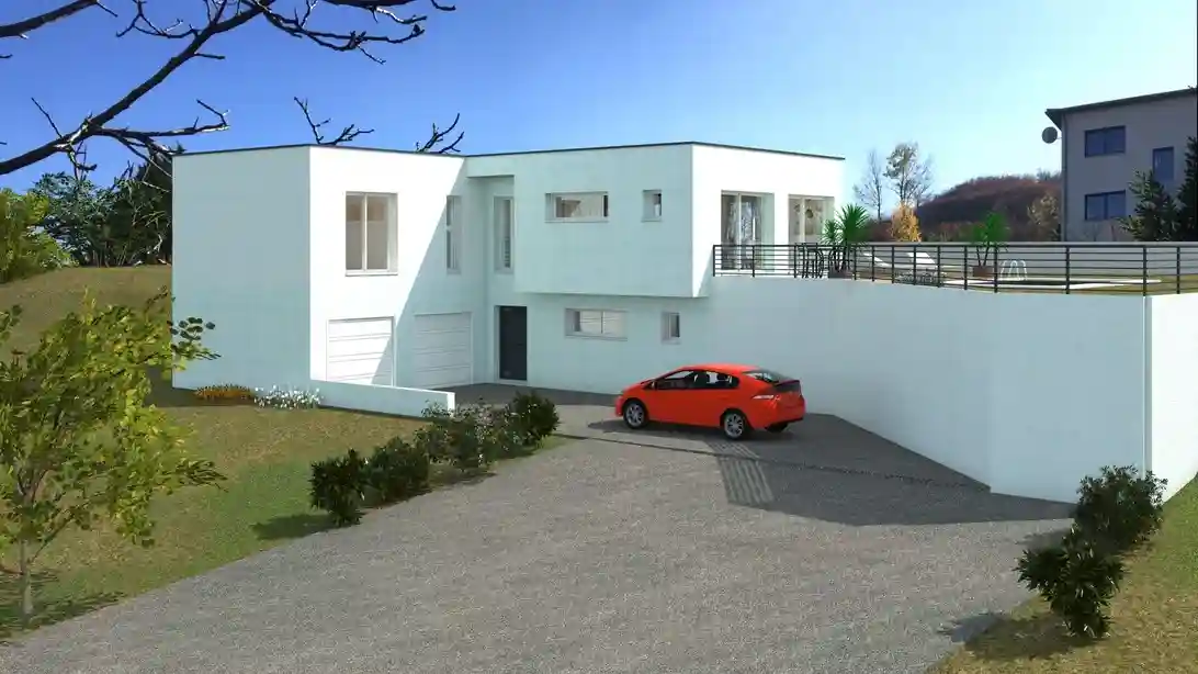 Avant-projet maison moderne Romagnat